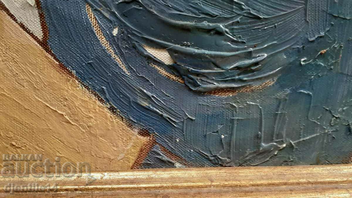 Delivery of painting, oil on canvas Delivery of painting, oil on canvas