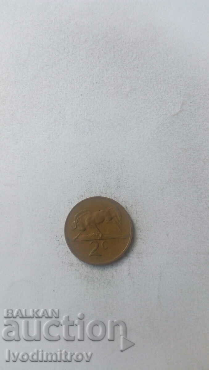 South Africa 2 cents 1979