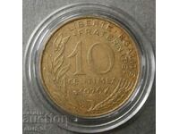 Franta 10 centimes 1976