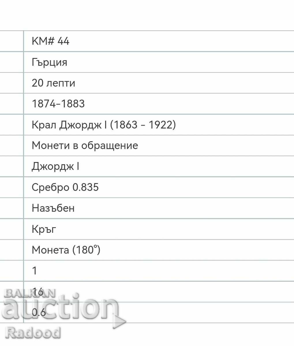 Auction 20 lept 1874 Auction 20 lept 1874