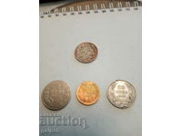 Central Bulgaria - LOT OF COINS 1912/25/37/40 - 4 pcs. - BGN 5