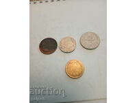 Central Bulgaria - LOT OF COINS 1912/37 - 4 pcs. - BGN 10