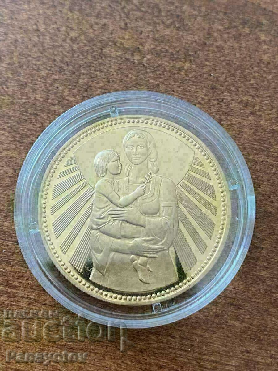 1000 BGN 1981 GOLD MOTHER WITH CHILD PROOF PROOF - 5 1000 BGN 1981 GOLD MOTHER WITH CHILD PROOF PROOF - 5