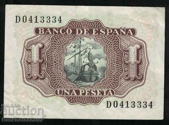 Spain 1 Peseta 1953 Pick 144 Ref 3334 with price 12.00 BGN | € 6.14 Spain 1 Peseta 1953 Pick 144 Ref 3334 with price 12.00 BGN | € 6.14