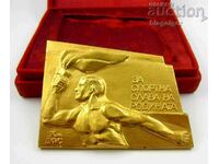 FOR THE SPORTING GLORY OF THE MOTHERLAND - Central Committee of the DKMS - AWARD - PLAQUET