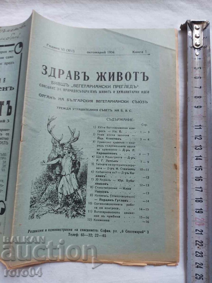 HEALTHY LIFE - VEGETARIAN MAGAZINE with price 11.11 BGN | € 5.68 HEALTHY LIFE - VEGETARIAN MAGAZINE with price 11.11 BGN | € 5.68