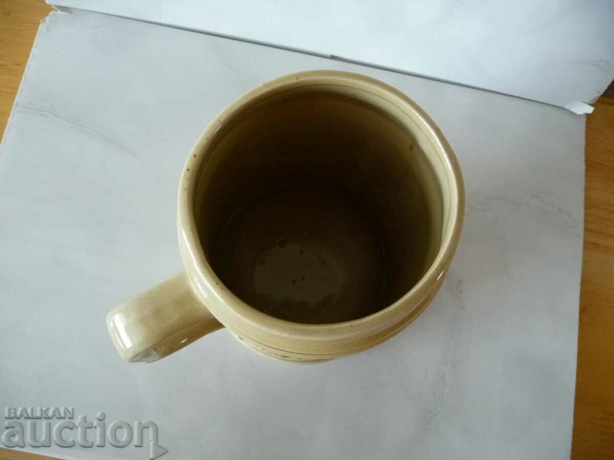 Old ceramic beer mug with Bulgarian deer hunting motifs - 5 Old ceramic beer mug with Bulgarian deer hunting motifs - 5