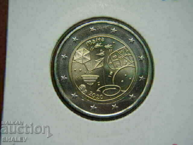 Livrarea 2 Euro 2020 Malta "Spiele" (2) /Malta/ - Unc (2 euro)