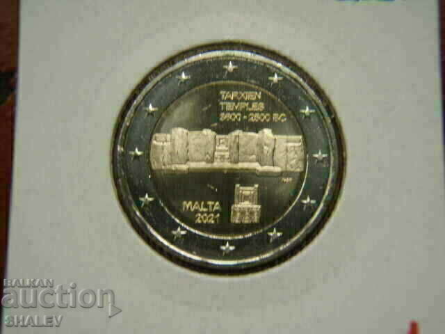 Аукцион 2 euro 2021 Malta "Tarxien Temples" (1) Малта - Unc (2 евро)
