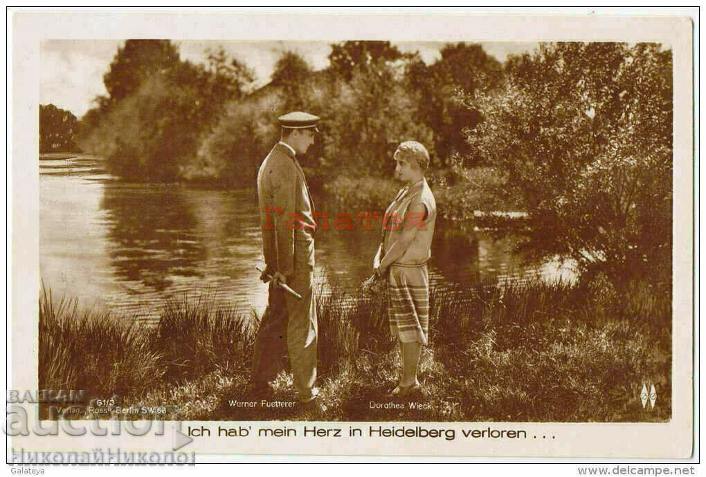 OLD CARD FILM ARTISTS V. FRUTTERER DOROTHEA WEEK B682 OLD CARD FILM ARTISTS V. FRUTTERER DOROTHEA WEEK B682