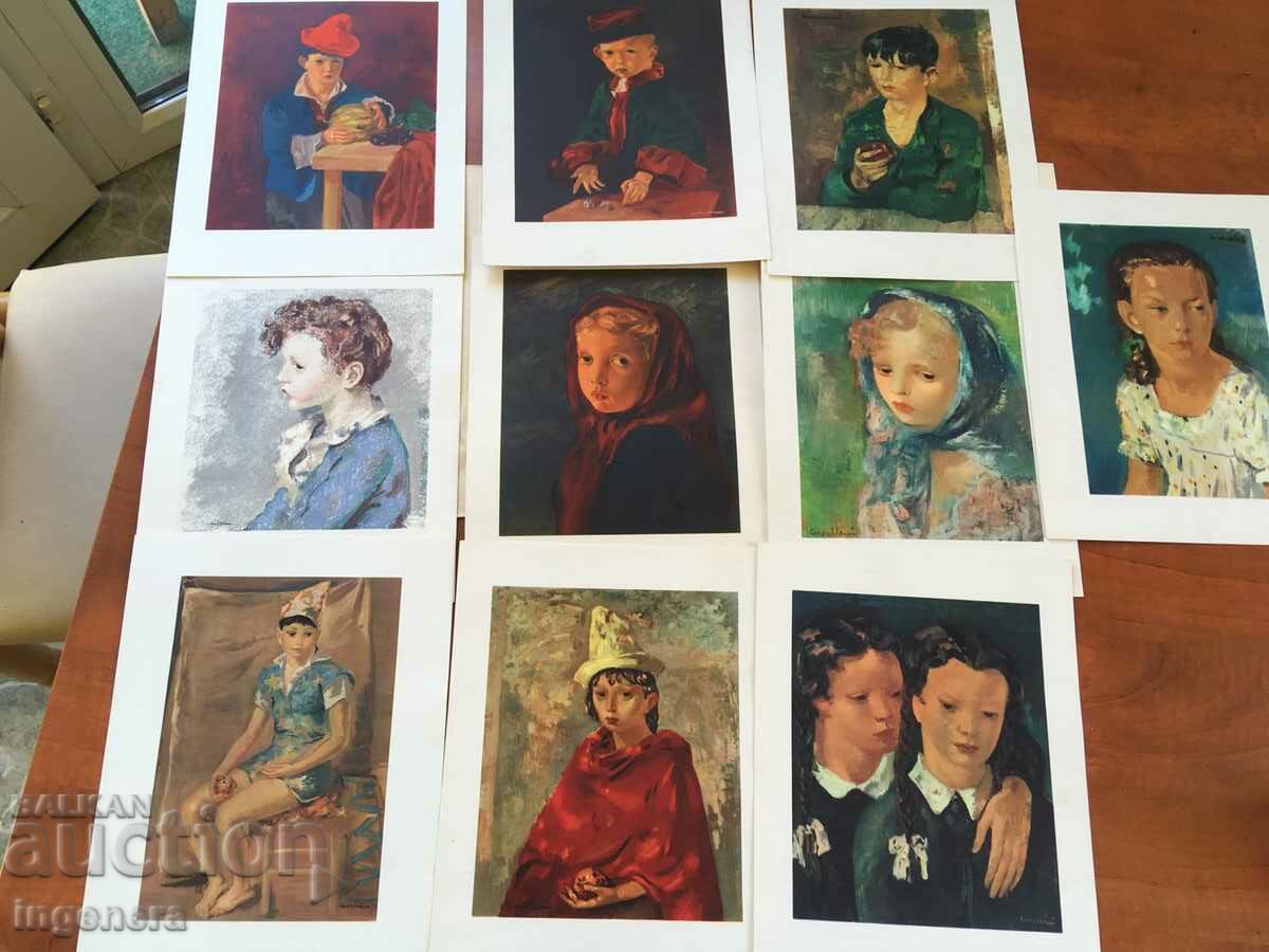 Auction PICTURE DRAWING - L. CORBELINI - HAPPY CHILDHOOD GRADUATE - 10 PCS Auction PICTURE DRAWING - L. CORBELINI - HAPPY CHILDHOOD GRADUATE - 10 PCS