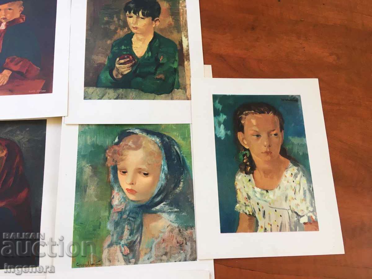 PICTURE DRAWING - L. CORBELINI - HAPPY CHILDHOOD GRADUATE - 10 PCS - 6 PICTURE DRAWING - L. CORBELINI - HAPPY CHILDHOOD GRADUATE - 10 PCS - 6