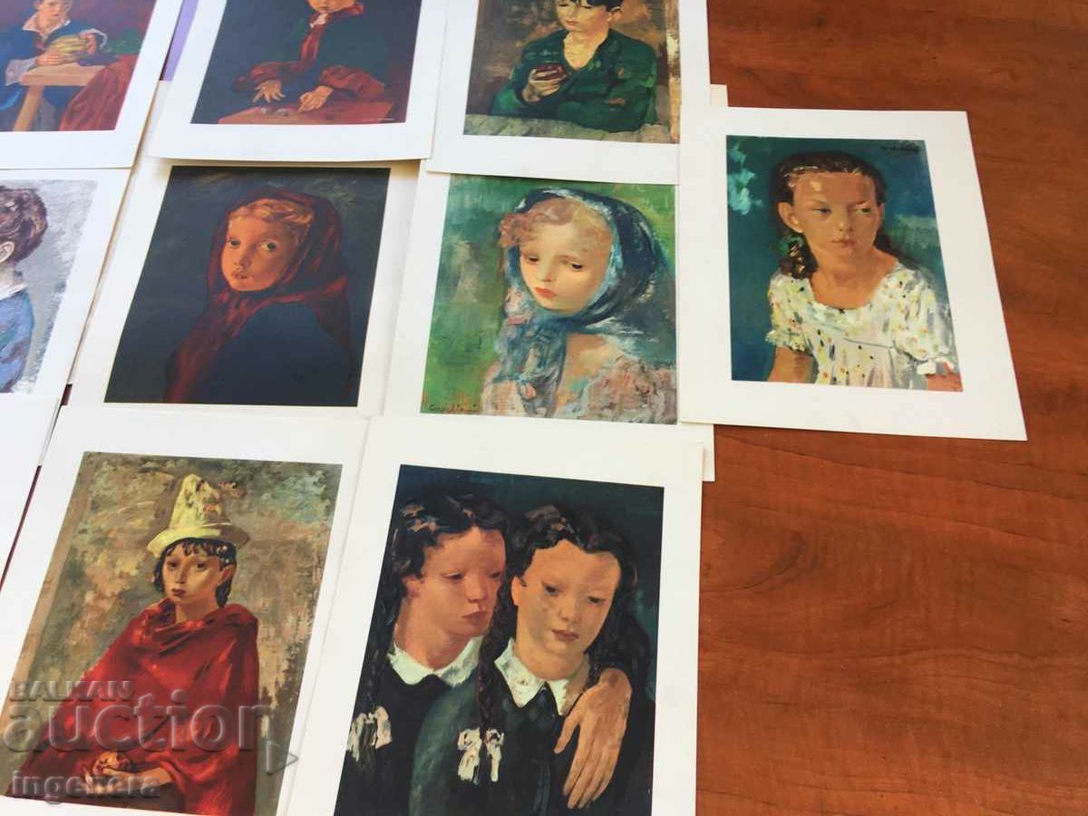 PICTURE DRAWING - L. CORBELINI - HAPPY CHILDHOOD GRADUATE - 10 PCS - 7 PICTURE DRAWING - L. CORBELINI - HAPPY CHILDHOOD GRADUATE - 10 PCS - 7