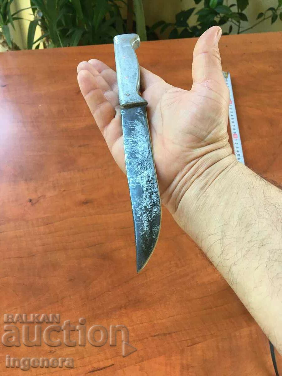 KNIFE SHARPEN OLD KNIFE WITH ALUMINUM HANDLE with price 29.00 BGN | € 14.83 KNIFE SHARPEN OLD KNIFE WITH ALUMINUM HANDLE with price 29.00 BGN | € 14.83