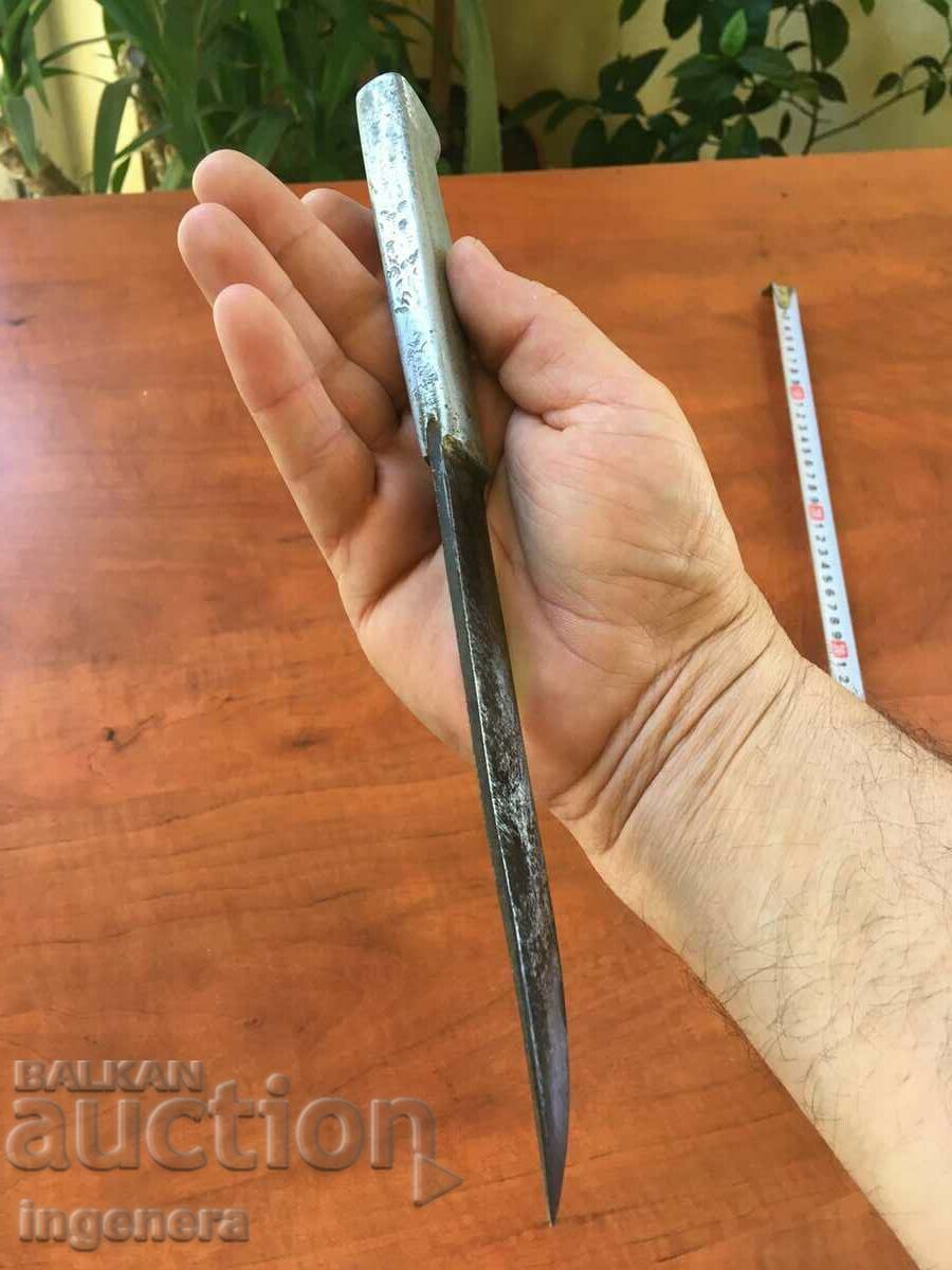 KNIFE SHARPEN OLD KNIFE WITH ALUMINUM HANDLE - 5 KNIFE SHARPEN OLD KNIFE WITH ALUMINUM HANDLE - 5