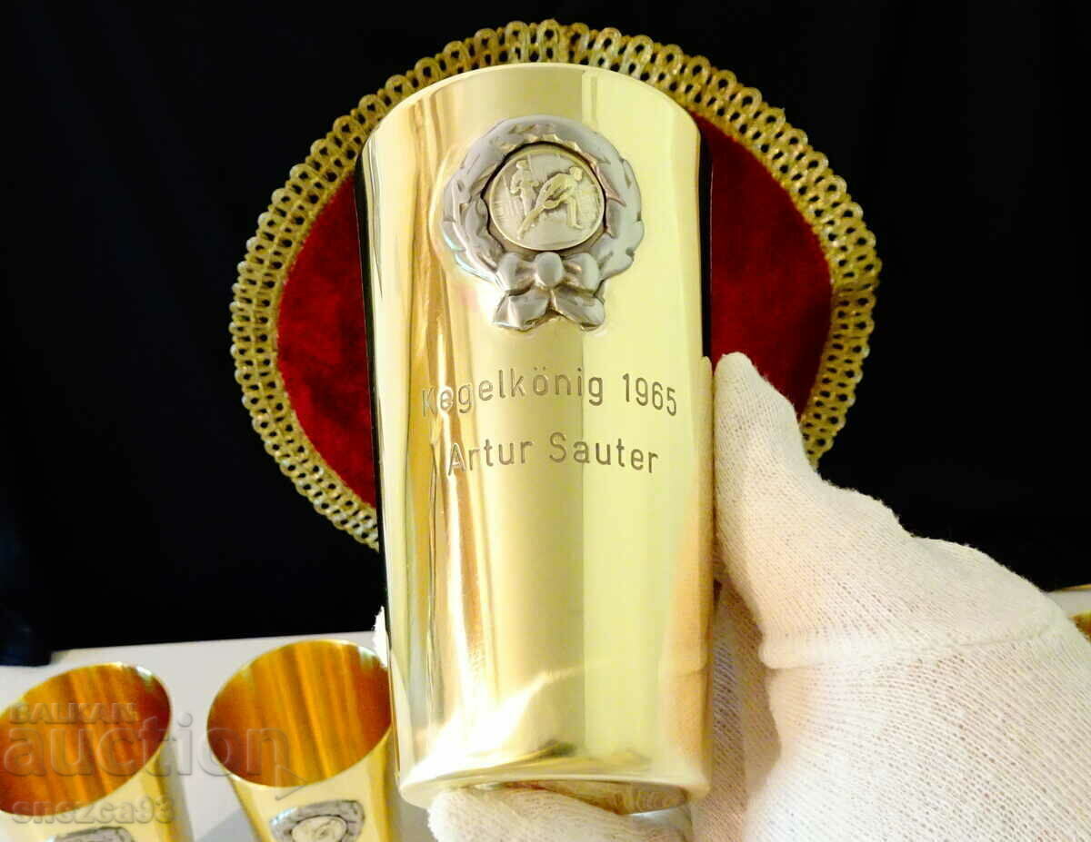 Bronze wine cup 250 ml, mug, bowling 65 g Bronze wine cup 250 ml, mug, bowling 65 g