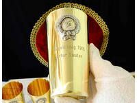 Месингова чаша Крал на кеглите,боулинг от 1965 г.