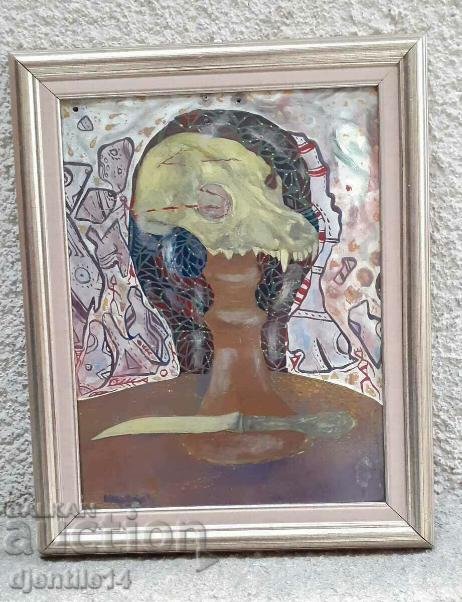 ζωγραφική, λάδι σε φέιζερ - 6