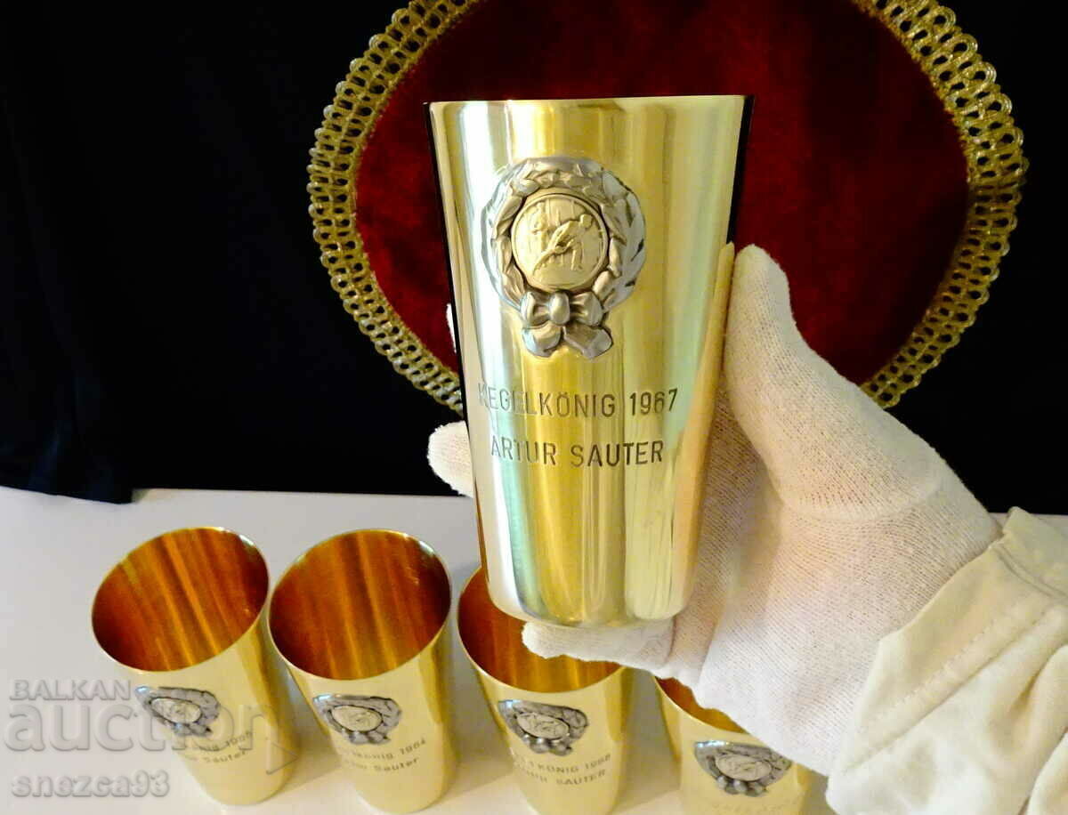 Bronze wine cup 250 ml, mug, bowling 67 g - 5 Bronze wine cup 250 ml, mug, bowling 67 g - 5