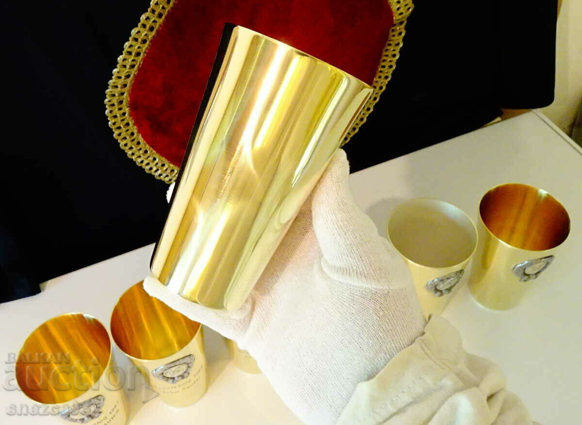 Bronze wine cup 250 ml, mug, bowling 68 g with price 18.00 BGN | € 9.20 Bronze wine cup 250 ml, mug, bowling 68 g with price 18.00 BGN | € 9.20