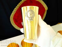 Месингова чаша Крал на кеглите,боулинг от 1970 г.