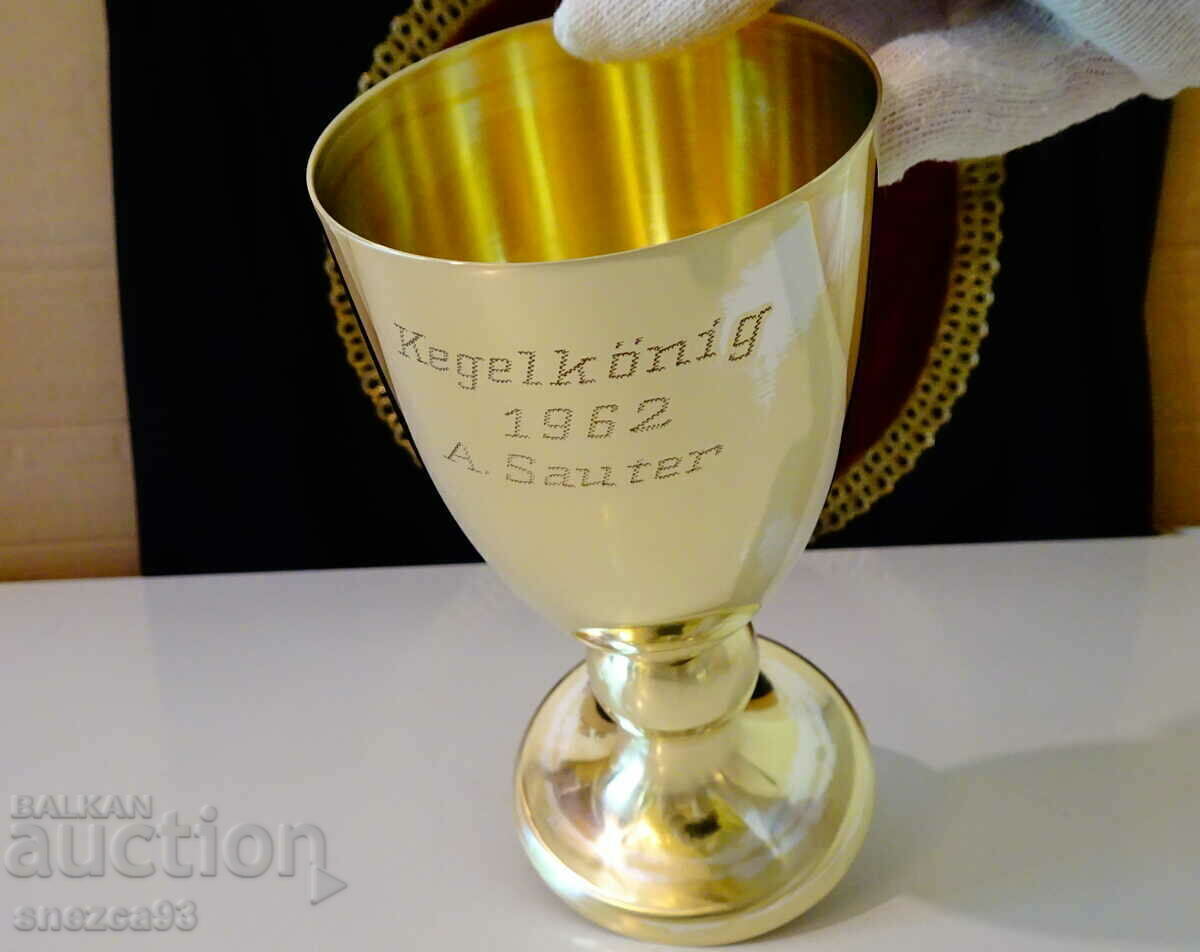 Auction Bronze goblet, wine glass 250 ml., bowling 62 g Auction Bronze goblet, wine glass 250 ml., bowling 62 g