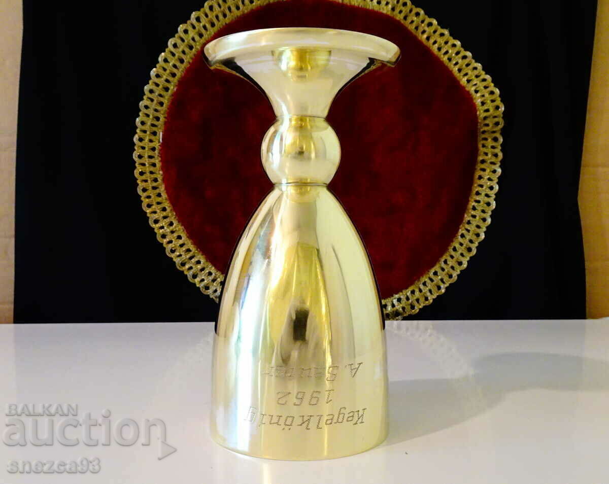 Bronze goblet, wine glass 250 ml., bowling 62 g - 7 Bronze goblet, wine glass 250 ml., bowling 62 g - 7