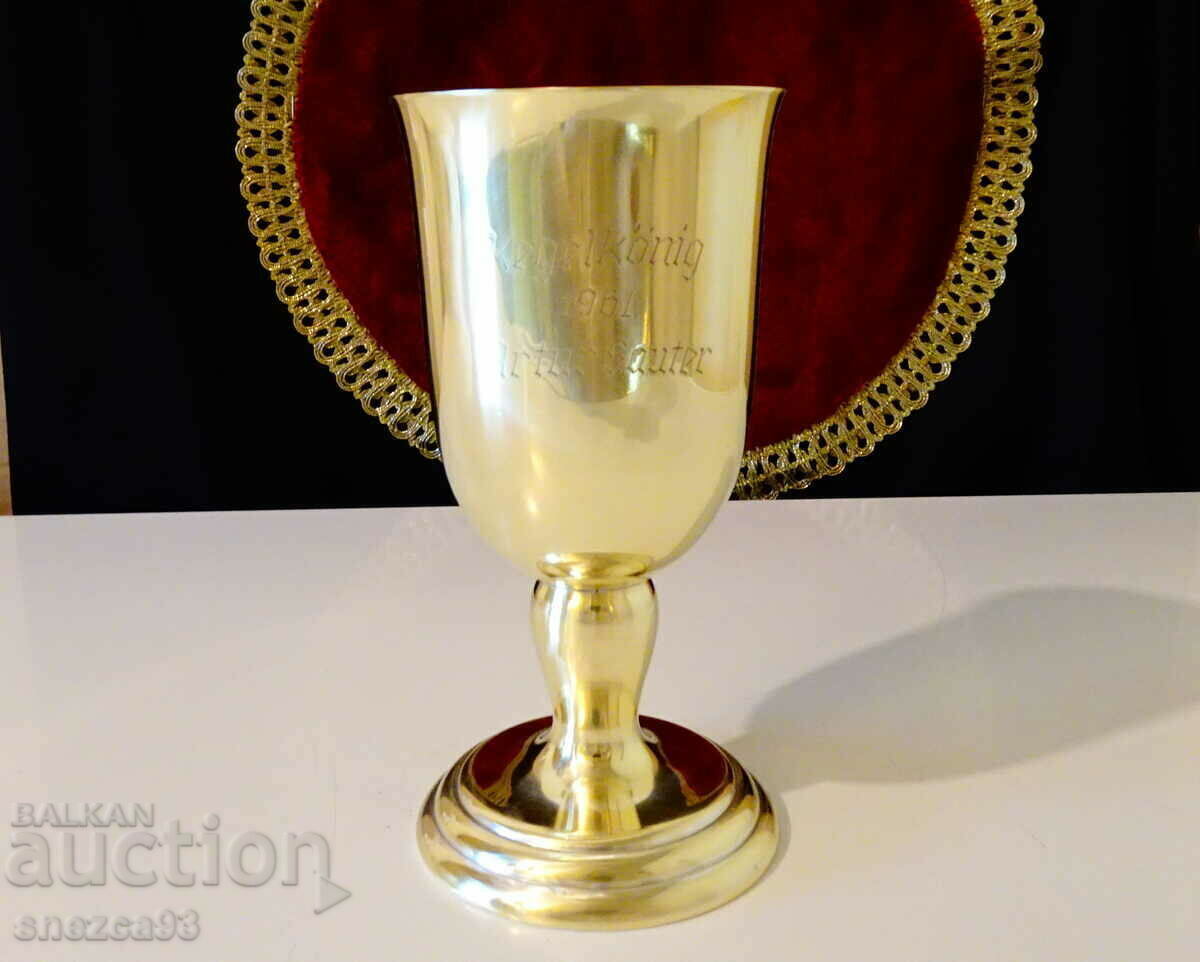 Bronze goblet, wine glass 250 ml., bowling 61 g with price 29.00 BGN | € 14.83 Bronze goblet, wine glass 250 ml., bowling 61 g with price 29.00 BGN | € 14.83