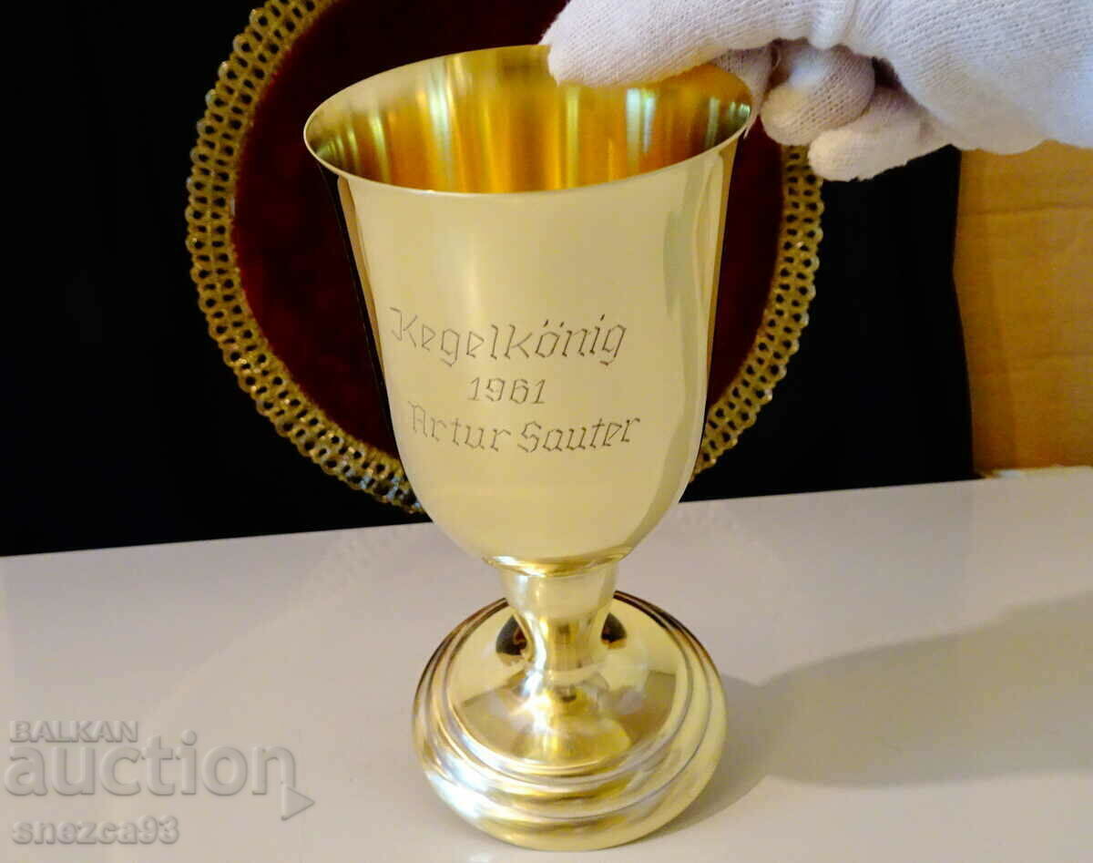 Auction Bronze goblet, wine glass 250 ml., bowling 61 g Auction Bronze goblet, wine glass 250 ml., bowling 61 g