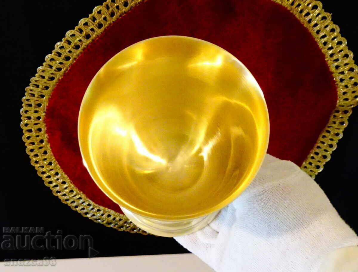 Bronze goblet, wine glass 250 ml., bowling 61 g - 5 Bronze goblet, wine glass 250 ml., bowling 61 g - 5