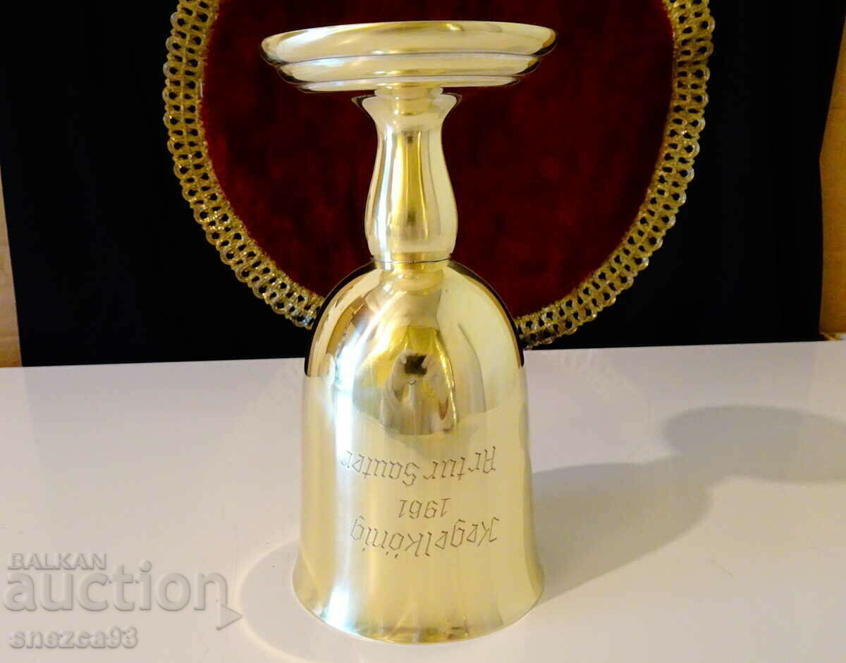 Bronze goblet, wine glass 250 ml., bowling 61 g - 7 Bronze goblet, wine glass 250 ml., bowling 61 g - 7