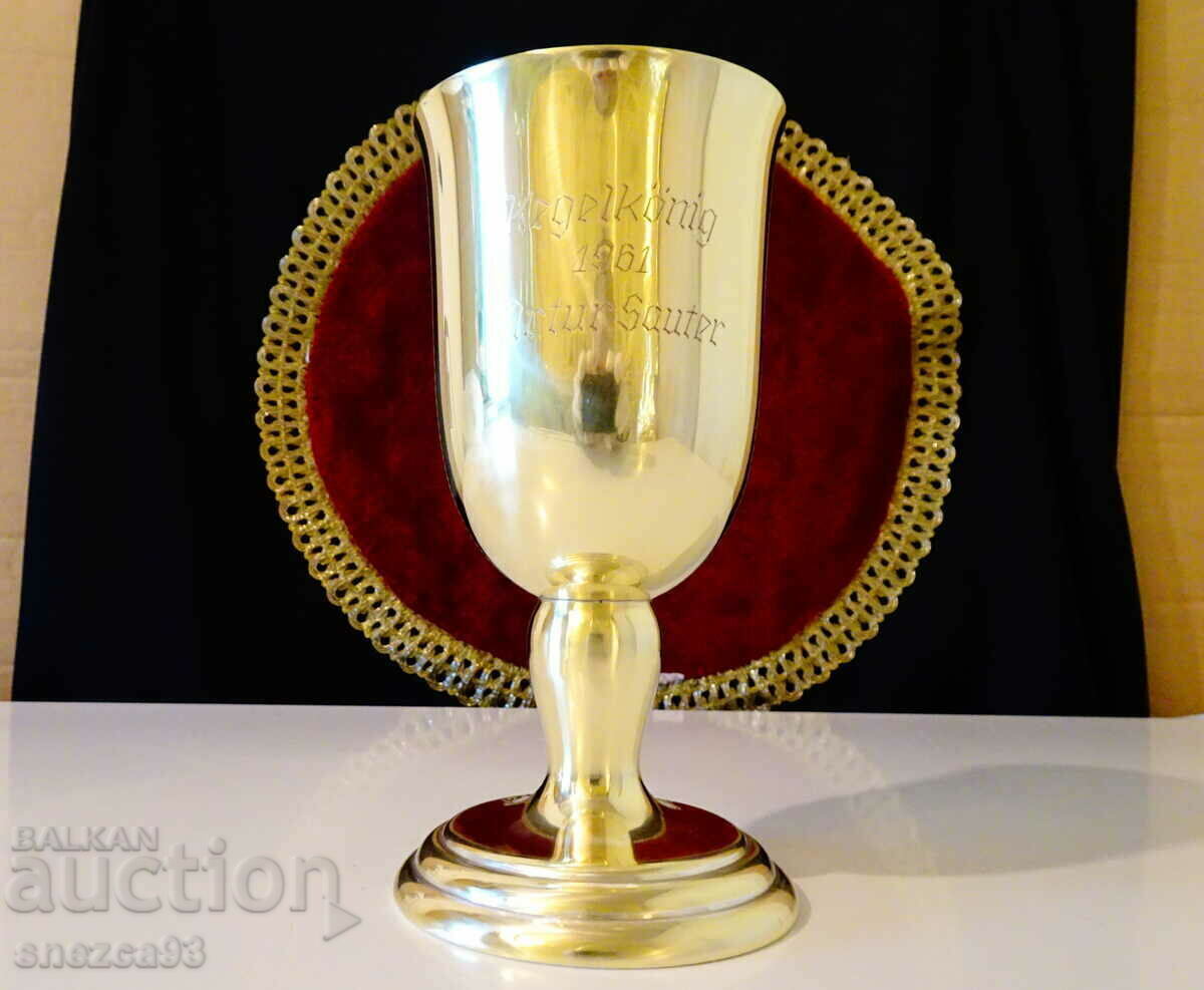 Bronze goblet, wine glass 250 ml., bowling 61 g Bronze goblet, wine glass 250 ml., bowling 61 g