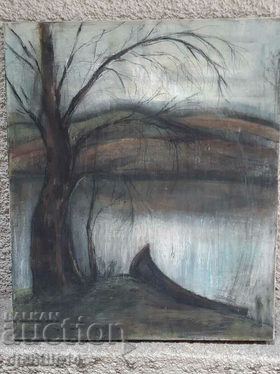 painting, pastel, charcoal on canvas with price 260.00 BGN | € 132.94 painting, pastel, charcoal on canvas with price 260.00 BGN | € 132.94