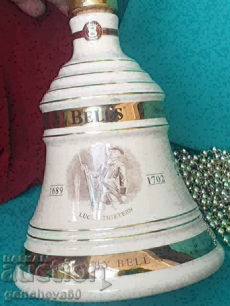 Γνήσιο αγγλικό μπουκάλι/καμπάνα από καράφα πορσελάνης με τιμή 30.00 BGN | € 15.34 Γνήσιο αγγλικό μπουκάλι/καμπάνα από καράφα πορσελάνης με τιμή 30.00 BGN | € 15.34