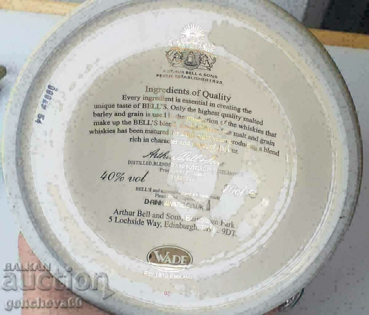 Γνήσιο αγγλικό μπουκάλι/καμπάνα από καράφα πορσελάνης - 6 Γνήσιο αγγλικό μπουκάλι/καμπάνα από καράφα πορσελάνης - 6