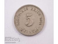 5 Pfennig 1914 - Γερμανία