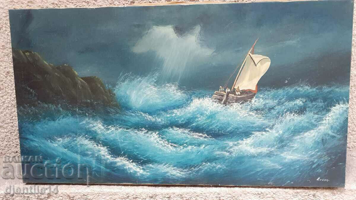 painting, oil on canvas with price 250.00 BGN | € 127.82 painting, oil on canvas with price 250.00 BGN | € 127.82