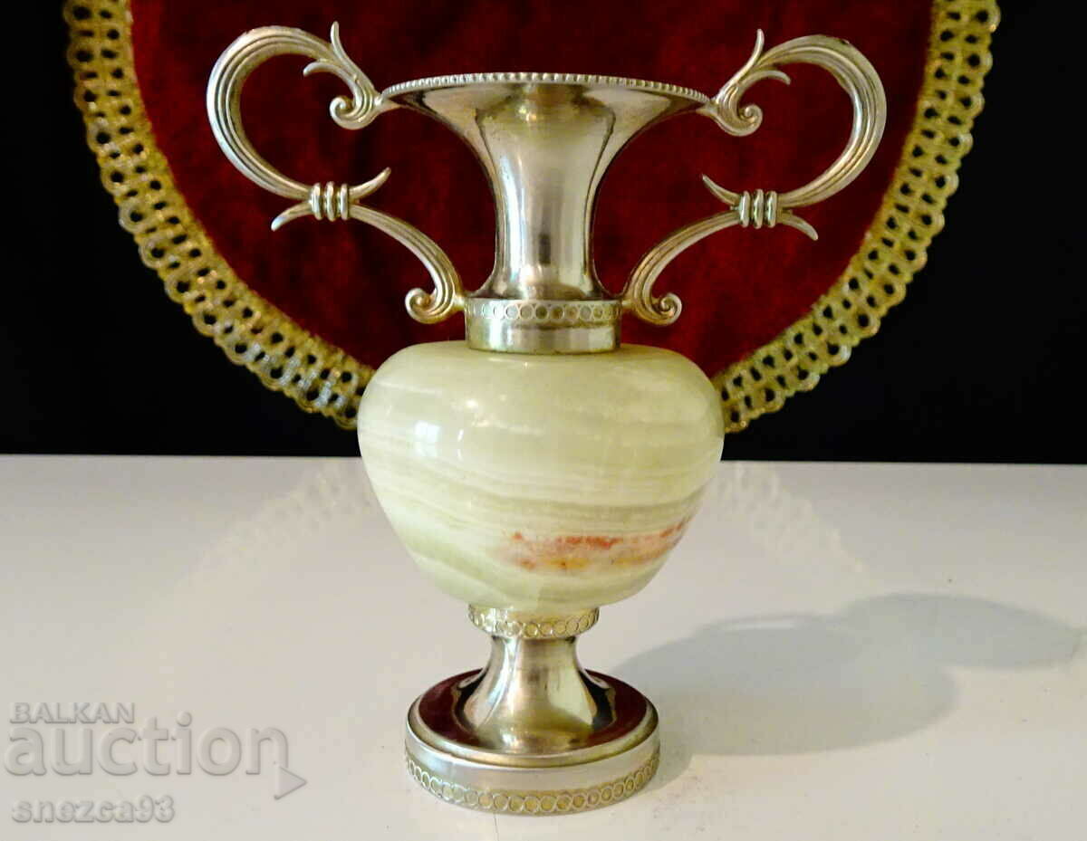 Auction Amphora, vase, candlestick, onyx. Auction Amphora, vase, candlestick, onyx.