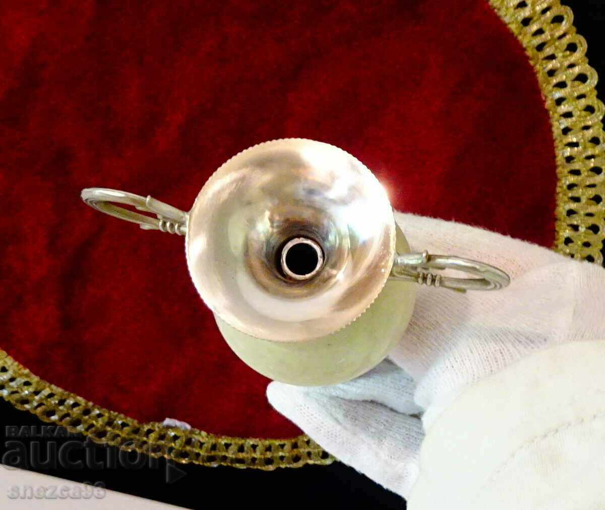 Amphora, vase, candlestick, onyx. - 6 Amphora, vase, candlestick, onyx. - 6