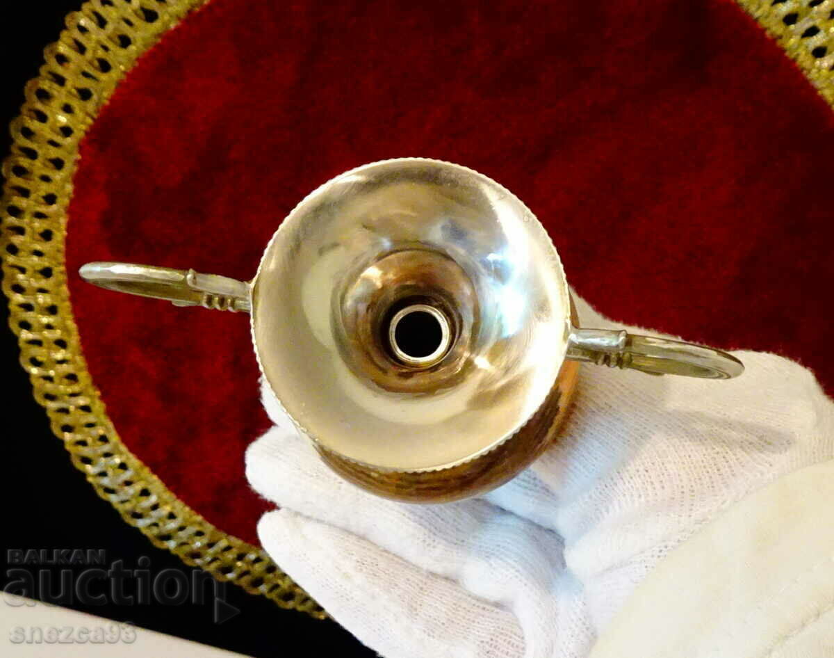 Посребрена амфора,ваза,свещник,оникс. - 6 Посребрена амфора,ваза,свещник,оникс. - 6