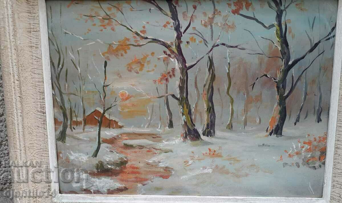 painting, oil on cardboard with price 250.00 BGN | € 127.82 painting, oil on cardboard with price 250.00 BGN | € 127.82