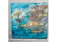 картина, масло-платно