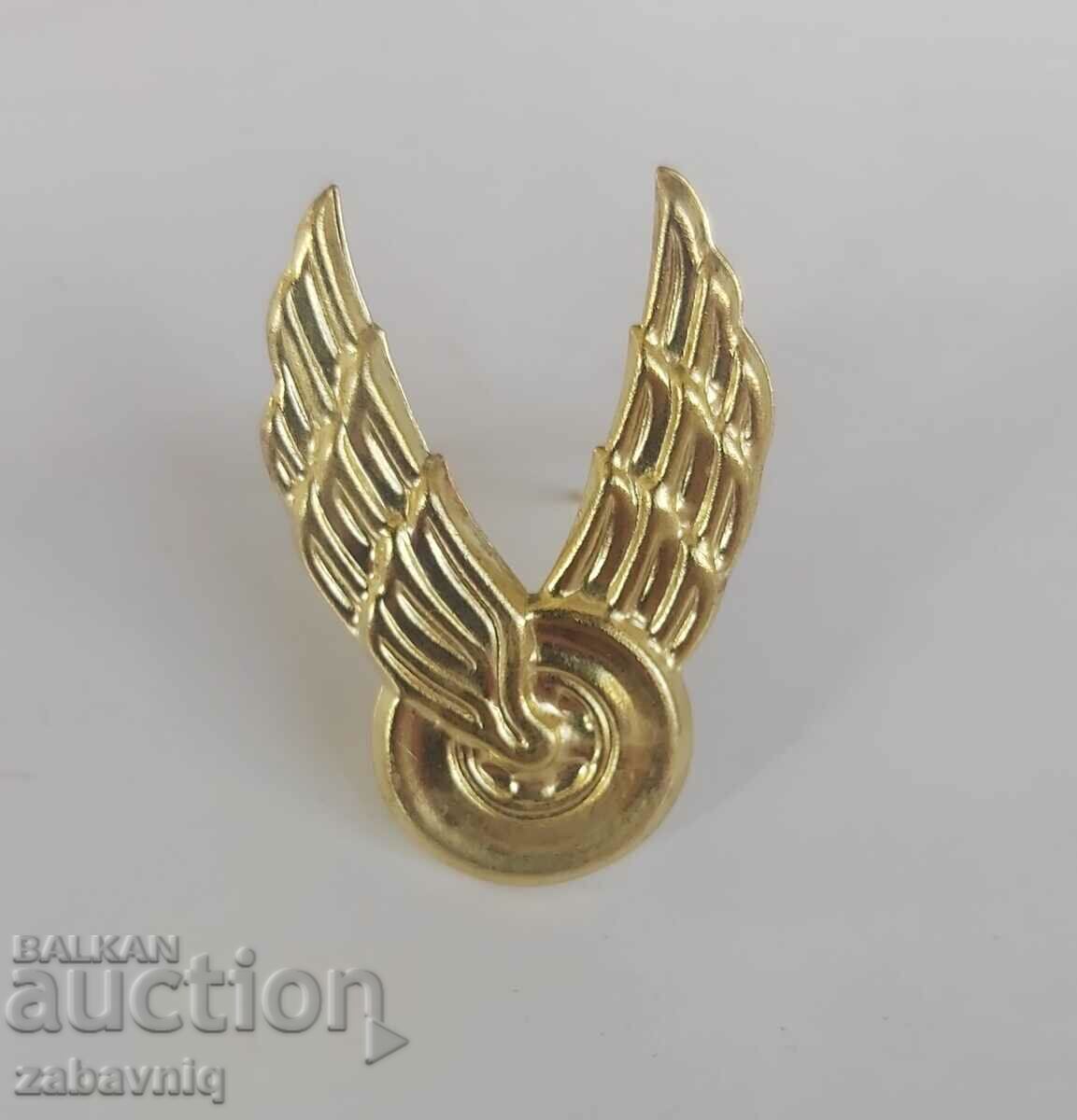 monogramă automobilist Armata bulgară Nouă culoare aurie