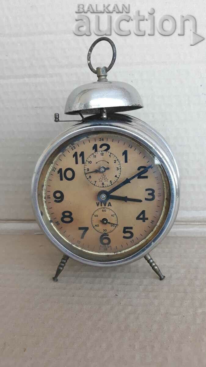 VIVA Foreign Vintage alarm clock from the 1930s working RRRR