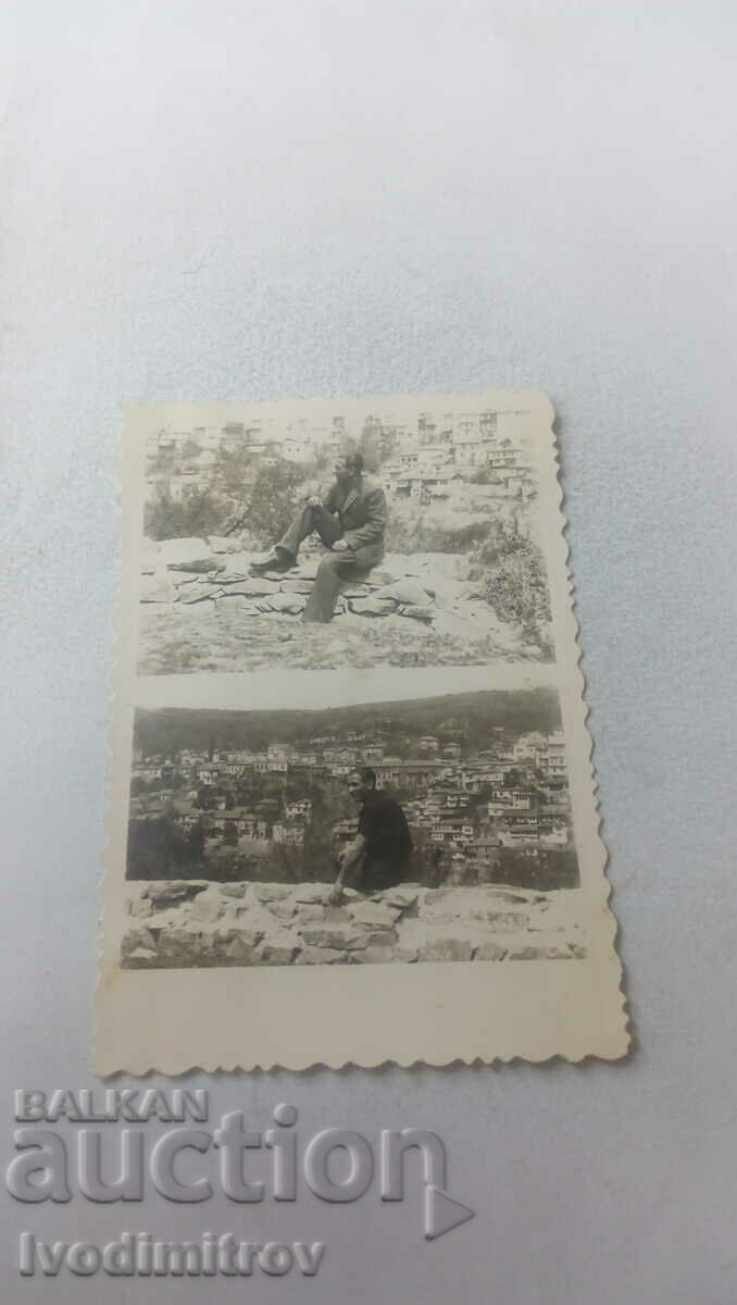 Photo Man on the Rocks 1947
