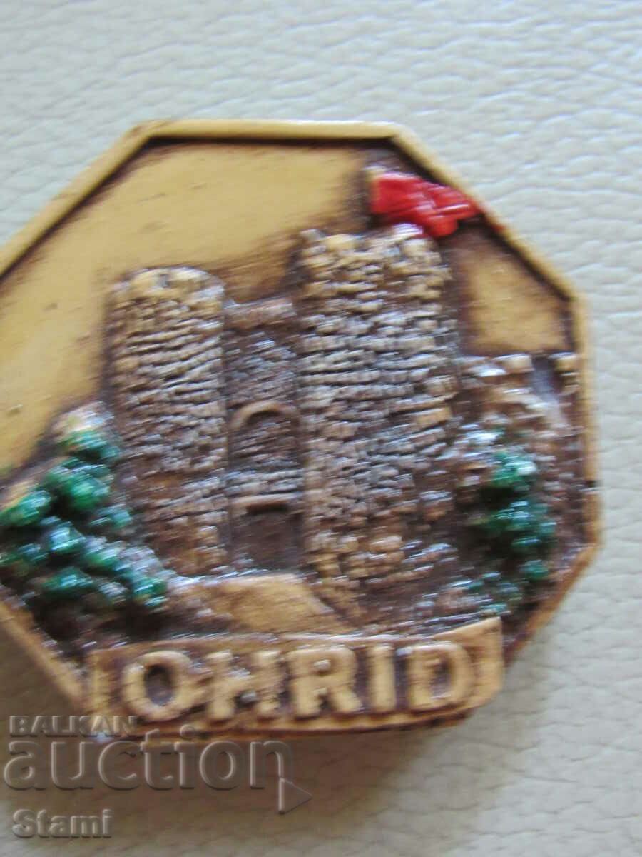 Metal magnet from St. Naum Monastery, Ohrid with price 9.00 BGN | € 4.60 Metal magnet from St. Naum Monastery, Ohrid with price 9.00 BGN | € 4.60