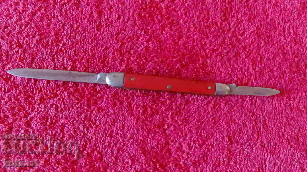 Old rare Bulgarian pocket knife P. DENEV - 5 Old rare Bulgarian pocket knife P. DENEV - 5