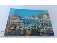 Carte poștală Hong Kong Populația plutitoare