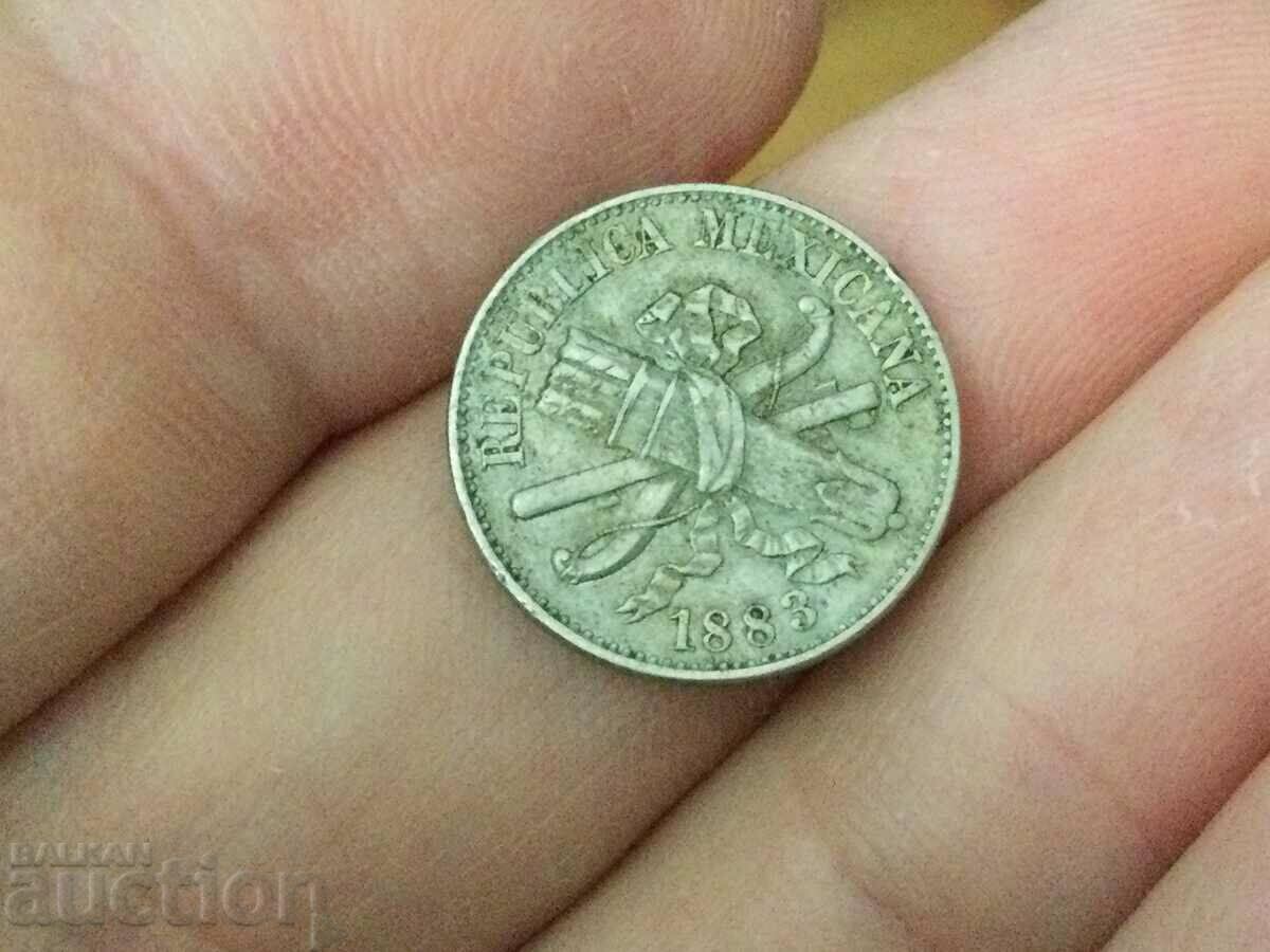 Mexico 1 centavo 1883 rare coin with price 32.00 BGN | € 16.36 Mexico 1 centavo 1883 rare coin with price 32.00 BGN | € 16.36