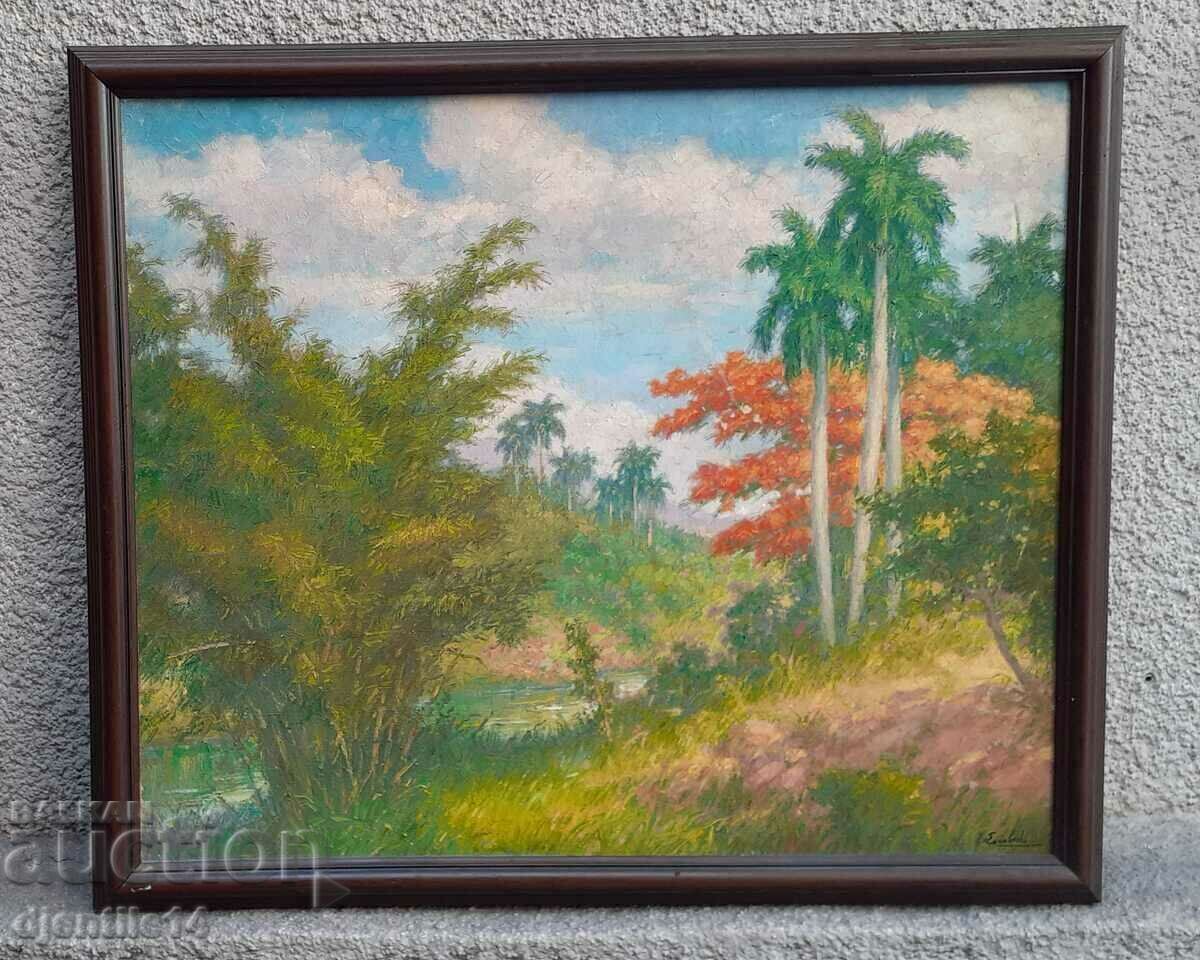 картина, масло-платно картина, масло-платно